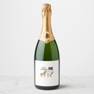 Other Unicorn 60 Year Olds Birthday And Me Gift Fo Sparkling Wine Label