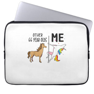 Other Unicorn 66 Year Olds Birthday And Me Gift Fo Laptop Sleeve