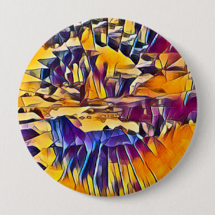 OTHER WORLD ABSTRACT 10 CM ROUND BADGE