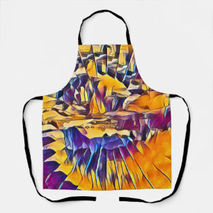 OTHER WORLD ABSTRACT  APRON