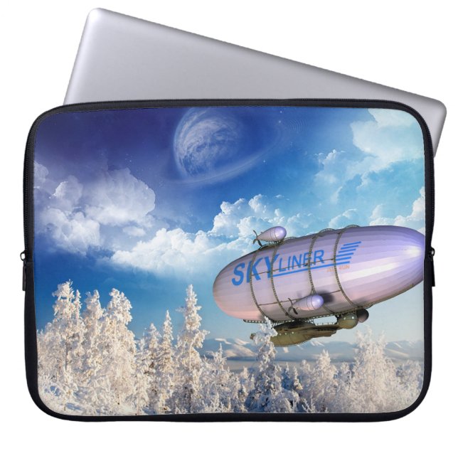 Other Worldly Steampunk Laptop Sleeve (Front)