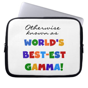 Otherwise Know Best-est Gamma Gifts Laptop Sleeve