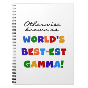 Otherwise Know Best-est Gamma Gifts Spiral Notebook