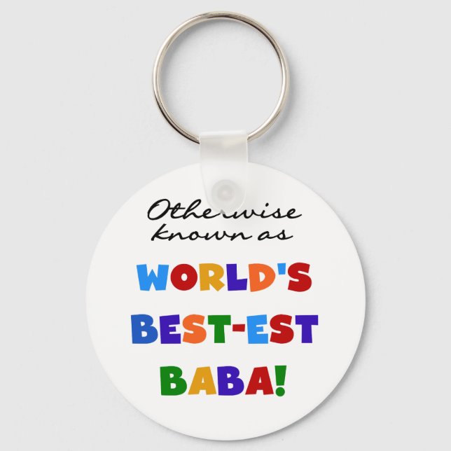 Otherwise Known as Best-est Baba T-shirts and Gift Key Ring (Front)