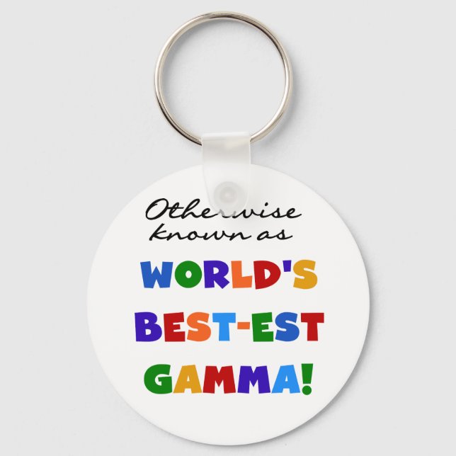 Otherwise Known as Best-est Gamma Gifts Key Ring (Front)