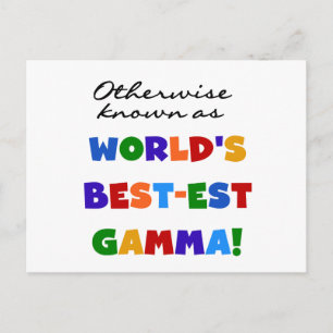 Otherwise Known as Best-est Gamma Gifts Postcard