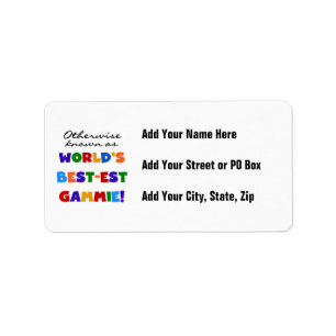 Otherwise Known as Best-est Gammie Tshirts Label
