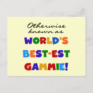 Otherwise Known as Best-est Gammie Tshirts Postcard