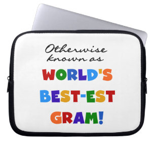 Otherwise Known as Best-est Gram Gifts Laptop Sleeve