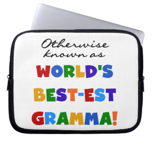 Otherwise Known as Best-est Gramma Gifts Laptop Sleeve