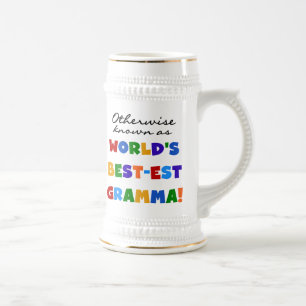 Otherwise Known as Best-est Gramma T-shirts Beer Stein