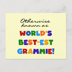 Otherwise Known as Best-est Grammie Gifts Postcard