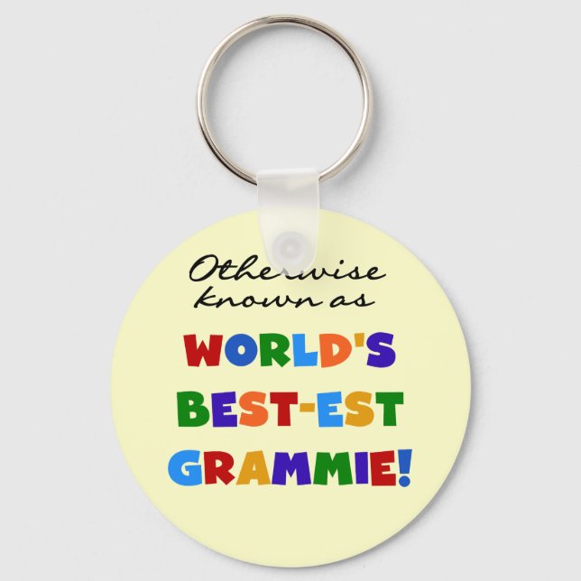 Otherwise Known as Best-est Grammie T-shirts Key Ring (Front)
