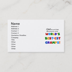 Otherwise Known as Best-est Gramps Business Card