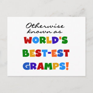 Otherwise Known as Best-est Gramps Postcard