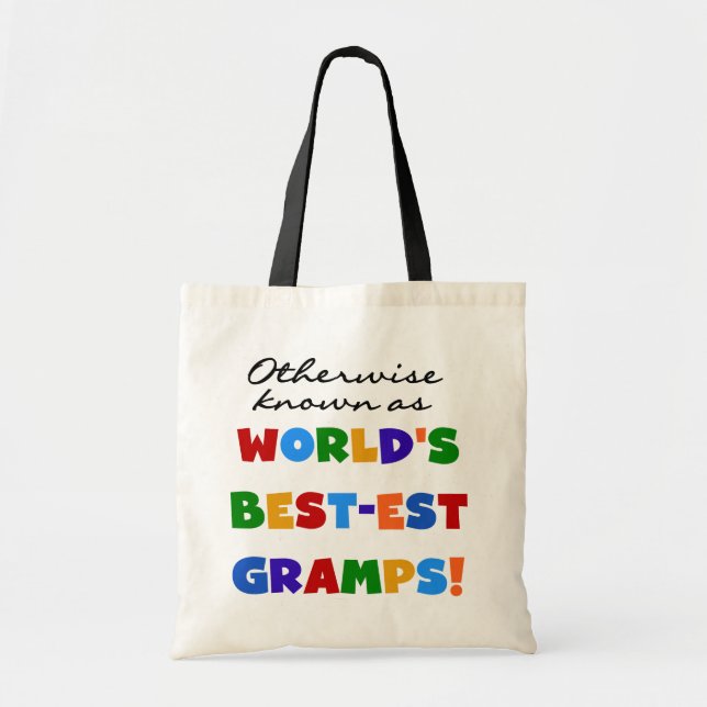 Otherwise Known as Best-est Gramps Tote Bag (Front)