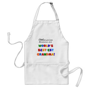 Otherwise Known as Best-est Grandma Gifts Standard Apron