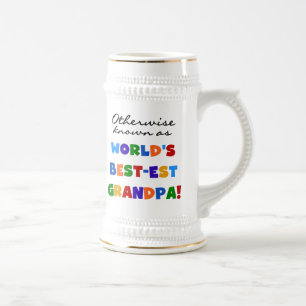 Otherwise Known as Best-est Grandpa Gifts Beer Stein