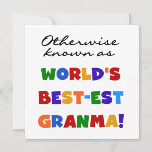 Otherwise Known as Best-est Granma Gifts