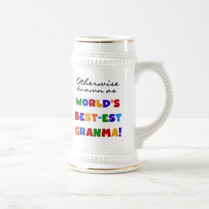 Otherwise Known as Best-est Granma Gifts Beer Stein