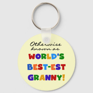 Otherwise Known as Best-est Granny Gifts Key Ring
