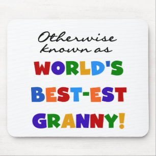 Otherwise Known as Best-est Granny Gifts Mouse Pad
