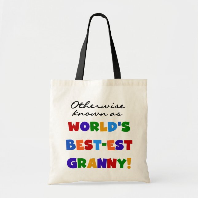 Otherwise Known as Best-est Granny Gifts Tote Bag (Front)
