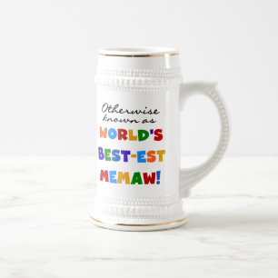 Otherwise Known as Best-est Memaw Tshirts Beer Stein