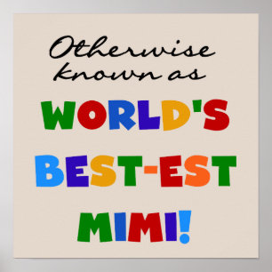 Otherwise Known as Best-est Mimi Gifts Poster