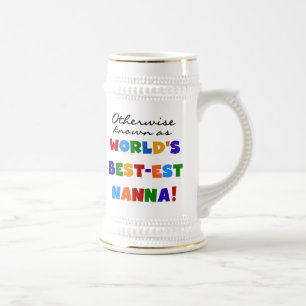 Otherwise Known as Best-est Nanna Gifts Beer Stein