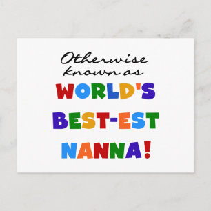 Otherwise Known as Best-est Nanna Gifts Postcard