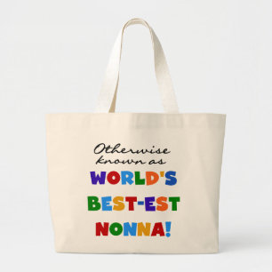 Otherwise Known as Best-est Nonna Tshirts Gifts Large Tote Bag