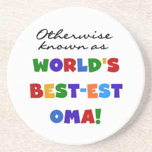 Otherwise Known as Best-est Oma Tshirts and Gifts Coaster