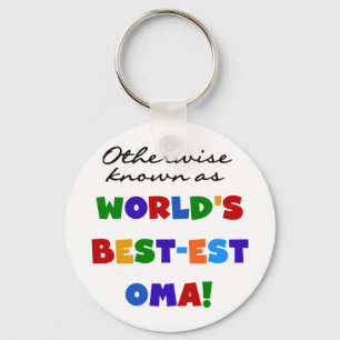 Otherwise Known as Best-est Oma Tshirts and Gifts Key Ring