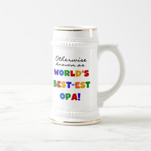 Otherwise Known as Best Opa T-shirts and Gifts Beer Stein