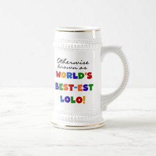 Otherwise Known Best-est Lolo T-shirts and Gifts Beer Stein