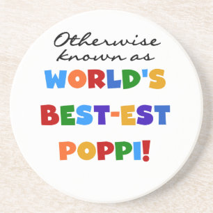 Otherwise Known Best-est Poppi T-shirts and Gifts Coaster