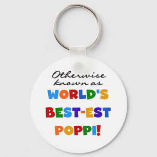 Otherwise Known Best-est Poppi T-shirts and Gifts Key Ring