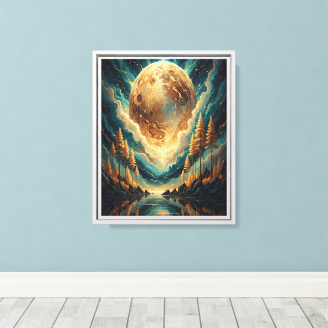 Otherworldly Harmony Canvas Print (Insitu(Wood Floor))