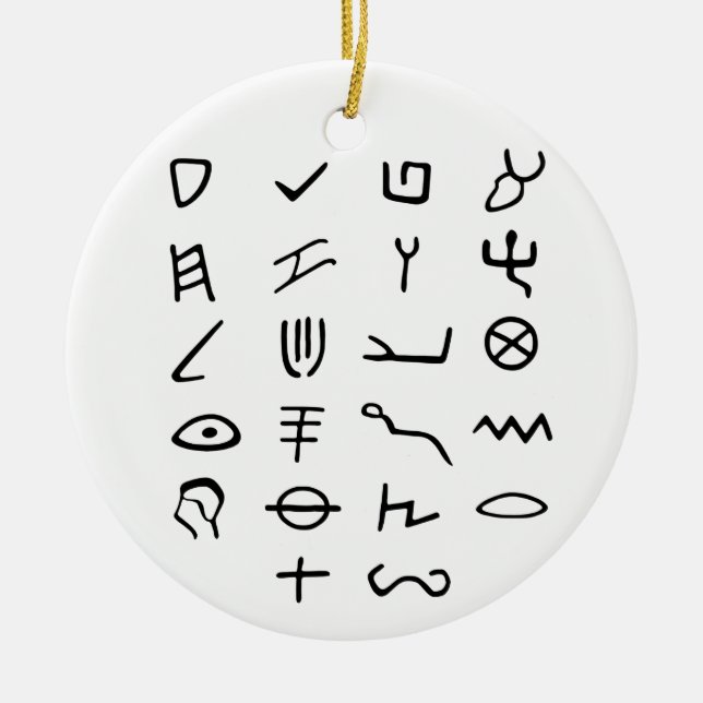 Otiot Ceramic Tree Decoration (Front)