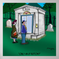 Otis Elevator Mausoleum Only has an Up Button
