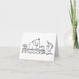 Otis in his Office Note Card