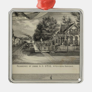 Otis Price Villa, Kansas Metal Tree Decoration