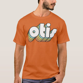 Otis Retro Rainbow Typography Faded Style T-Shirt