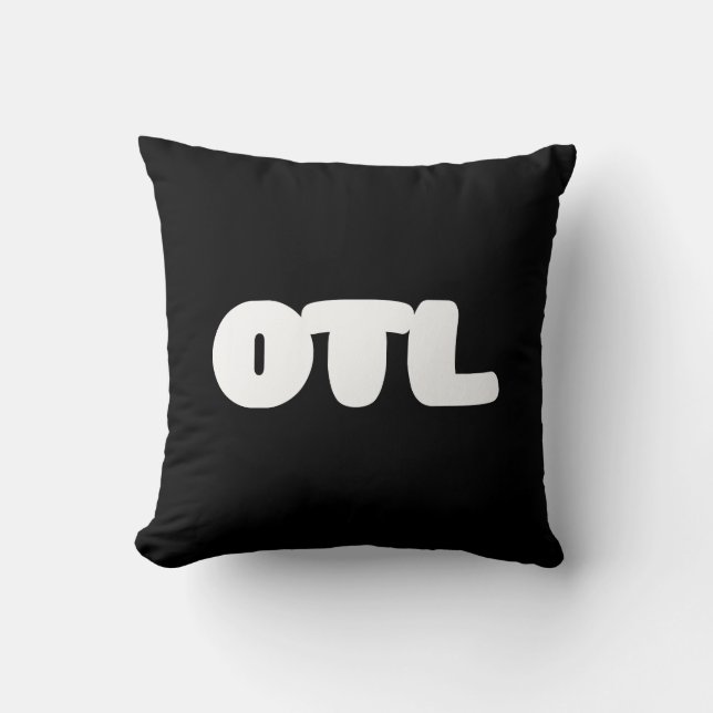 OTL Emoticon ~ Korean Slang Cushion (Front)