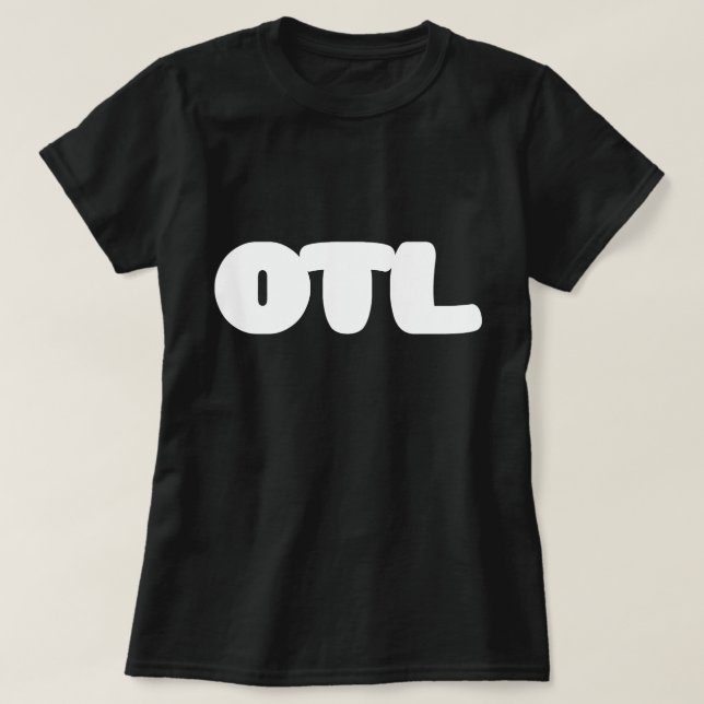 OTL Emoticon ~ Korean Slang T-Shirt (Design Front)