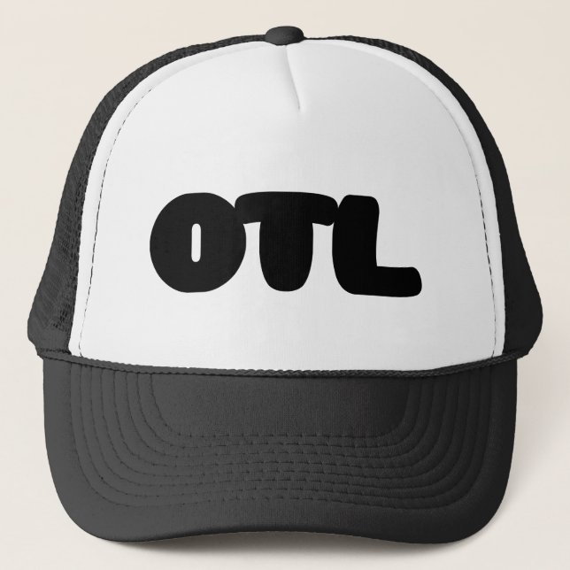OTL Emoticon ~ Korean Slang Trucker Hat (Front)