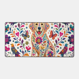 Otomi Art Dog Desk Mat