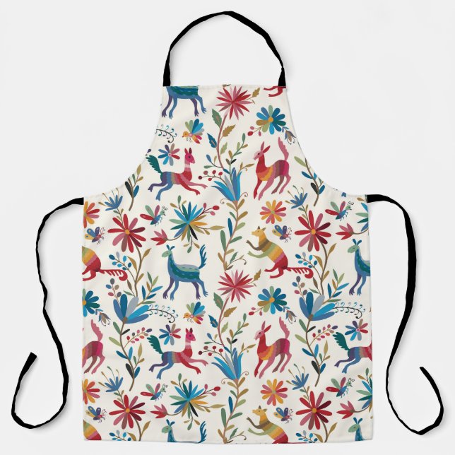 Otomi Inspired Design Apron (Front)