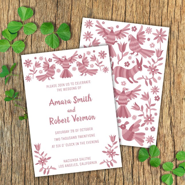 Otomi, MEXICA, PINK, FLOWERS, BIRDS Announcement (Creator Uploaded)